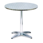 SERENA GROUP TAVOLO TONDO Bar IN ALLUMINIO Ã˜70cm - H70cm