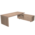 ARTEXPORT SCRIVANIA MANAGER 180X90cm c/mobile servizio rev. CILIEGIO AR.- PRESTIGE