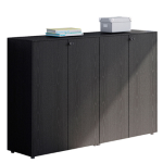 ARTEXPORT COPPIA MOBILI MEDI A GIORNO 162,8X43cm H119,8cm NERO VEN. - PRESTIGE