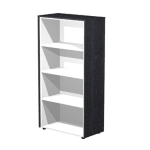 ARTEXPORT MOBILE MEDIO-ALTO A GIORNO 82,8X43cm H158,2cm NERO VEN. - PRESTIGE