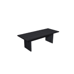 ARTEXPORT TAVOLO RIUNIONI 220x100cm NERO VEN. - PRESTIGE