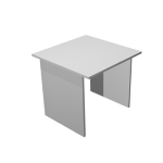 ARTEXPORT SCRIVANIA LINEARE 80X80cm GRIGIO - EASY