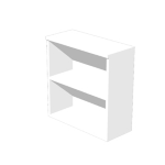 ARTEXPORT MOBILE BASSO A GIORNO 80X35cm H72cm BIANCO - EASY