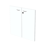 ARTEXPORT COPPIA ANTE in MELAMIN. x Mob.BASSO BIANCO - EASY