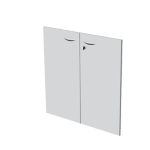 ARTEXPORT COPPIA ANTE in MELAMIN. x Mob.BASSO GRIGIO - EASY