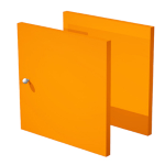 ARTEXPORT COPPIA ANTINE ARANCIO per LIBRERIA RAINBOW