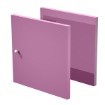 ARTEXPORT COPPIA ANTINE VIOLA per LIBRERIA RAINBOW