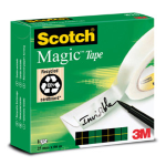 NASTRO ADESIVO ScotchÂ® Magicâ„¢ 810-2566 25mmX66mt INVISIBILE PERMANENTE