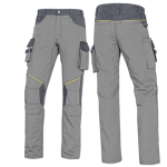 DELTAPLUS PANTALONE da LAVORO Mach 2 grigio ch./grigio sc. Tg.XL