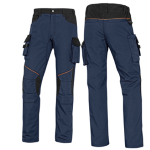 DELTAPLUS PANTALONE da LAVORO Mach 2 blu/nero Tg.XL