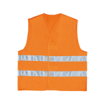 DELTAPLUS GILET ALTA VISIBILITA' ARANCIO FLUO Tg. L