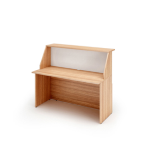 ARTEXPORT MODULO RECEPTION SOPRALZO+DESKTOP 140x76x117cm CILIEGIO AR. /BIANCO - PRESTIGE