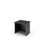 ARTEXPORT MODULO RECEPTION DISABILI s/SOPRALZO 80x97,5x72cm NERO VEN. /BIANCO - PRESTIGE