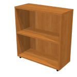 ARTEXPORT LIBRERIA BASSA A GIORNO 76x32cm - H81,5cm NOCE CHIARO