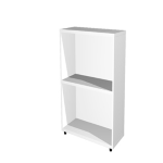 ARTEXPORT LIBRERIA BASSA A GIORNO 40x32cm - H81,5cm BIANCO
