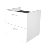 ARTEXPORT COPPIA CASSETTI 36x29x35,5cm x libreria L40 BIANCO