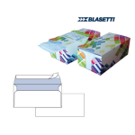 BOX DISPENSER 150 BUSTE BIANCHE 110X230MM 90GR S/FINESTRA con STRIP BLASETTI