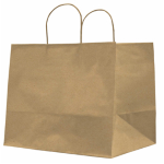 MAINETTI BAGS 25 SHOPPERS CARTA BIOKRAFT 32X20X33CM NEUTRO CORDINO AVANA