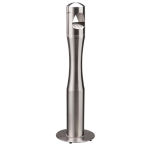 MEDIALINTERNATIONAL Portacenere a colonna H108cm in acciaio inox