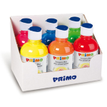 PRIMO - MOROCOLOR Box 6 tempera fluo 300ml colori assortiti PRIMO