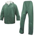 DELTAPLUS COMPLETO IMPERMEABILE EN304 Tg. M verde (giacca+pantalone)