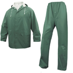 DELTAPLUS COMPLETO IMPERMEABILE EN304 Tg. M verde (giacca+pantalone