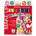 INSTANT MAKE UP TEMPERA SOLIDA PLAYCOLOR ASTUCCIO CON 6 COLORI BRILLANTI