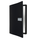 SECURIT PORTA MENU' A4-24x33cm NERO Royal con 1 INSERTO DOPPIO