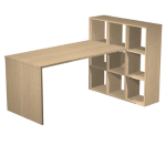 ARTEXPORT Postazione Home-Office 9 caselle L169 x P104 x H104cm Rovere
