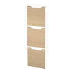 ARTEXPORT Set 3 ante c/serratura Rovere per casellari Maxi Rainbow