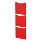 ARTEXPORT Set 3 ante c/serratura Rosso per casellari Maxi Rainbow