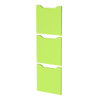 ARTEXPORT Set 3 ante c/serratura Verde per casellari Maxi Rainbow