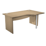 ARTEXPORT Scrivania Compact DX fianco pann. L160cm Rovere - AgorA' Direction