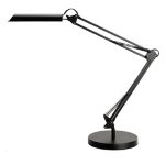 Lampada da tavolo Swingo Led 11W Nero con base e morsetto Unilux
