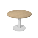 ARTEXPORT Tavolo riunione tondo D120cm gamba metallo Rovere - AgorA' Direction