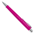 FABER-CASTELL Penna a sfera 0,7mm Poly Ball fusto rosa Faber Castell