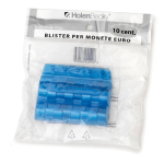 HolenBecky Blister 20 Portamonete in PVC 10cent blu