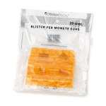 HolenBecky Blister 20 Portamonete in PVC 20cent arancio