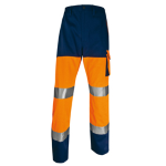 DELTAPLUS Pantalone alta visibilitA' PHPA2 arancio fluo Tg. M