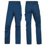 DELTAPLUS Pantalone da lavoro Panostrpa Tg. M blu/arancio