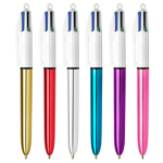 BIC Scatola 12 penna sfera scatto 4 COLORI Shine