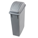 Medial International Contenitore Office 90Lt + Coperchio grigio basculante per raccolta indiff.