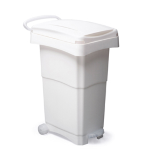 Mobil Plastic Bidone mobile 80Lt a pedale bianco per raccolta differenziata