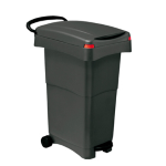 Mobil Plastic Bidone mobile 80Lt a pedale grigio per raccolta differenziata