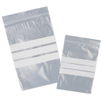 VIVA 100 SACCHETTI ZIP 150x220 mm con bande scrivibili e foro