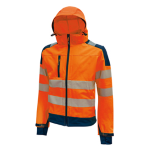 Giacca Softshell alta visibilitA' Miky arancio fluo Taglia L U-Power