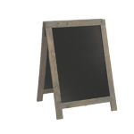 Lavagna Nature 85x54,5x44cm legno grigio SANDWICH Securit