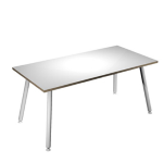ARTEXPORT Scrivania 180x80xH74,4cm Bianco/ Bianco Skinny Metal