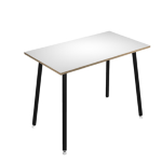 ARTEXPORT Tavolo alto 180x80xH105cm Nero/ Bianco Skinny Metal