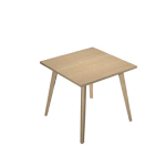 ARTEXPORT Scrivania 80x80xH74,4cm Rovere/Rovere Woody